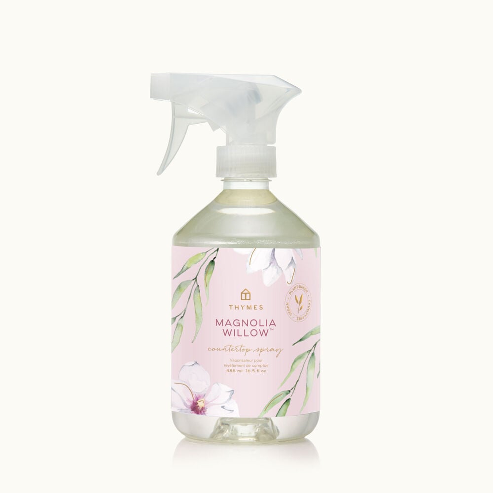 Thymes Magnolia Willow Countertop Spray is a woody floral image number 1